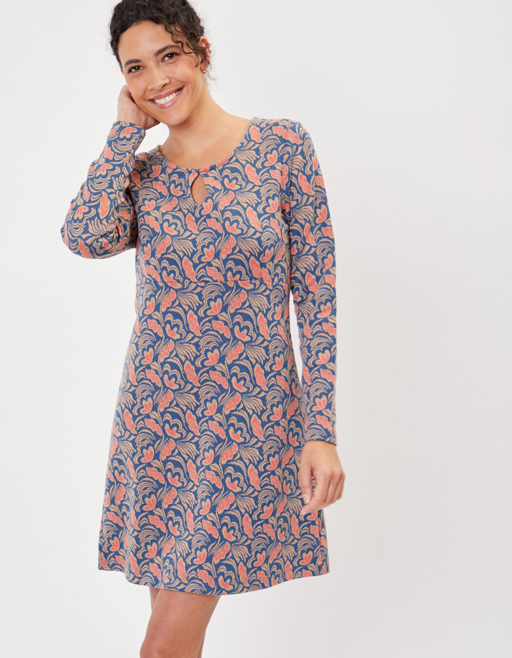 Robe maille ajustée imprimé La Fiancée