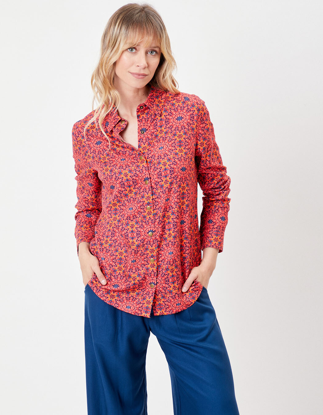 Chemise fluide femme imprim&eacute; La Fianc&eacute;e
