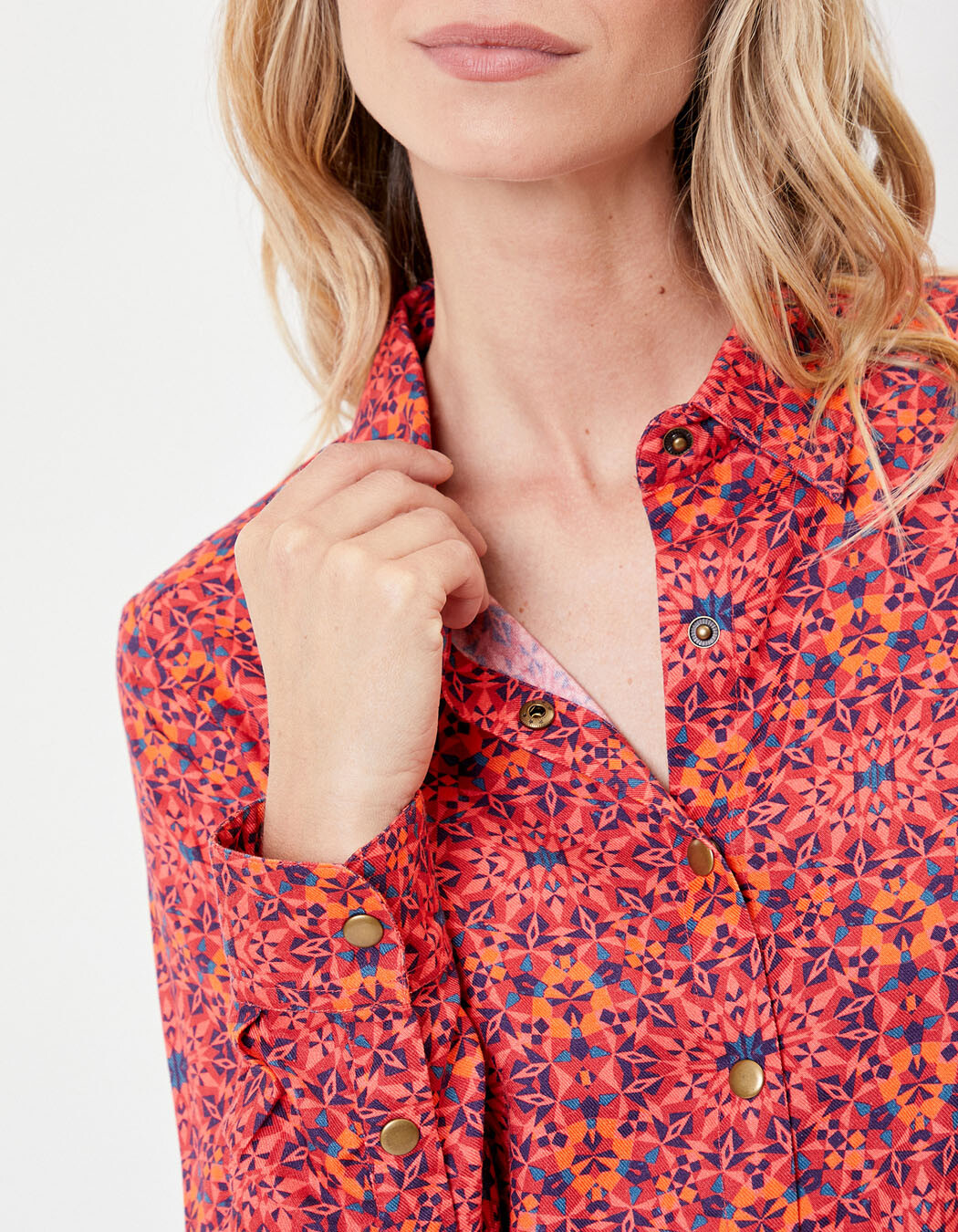 Chemise fluide femme imprim&eacute; La Fianc&eacute;e