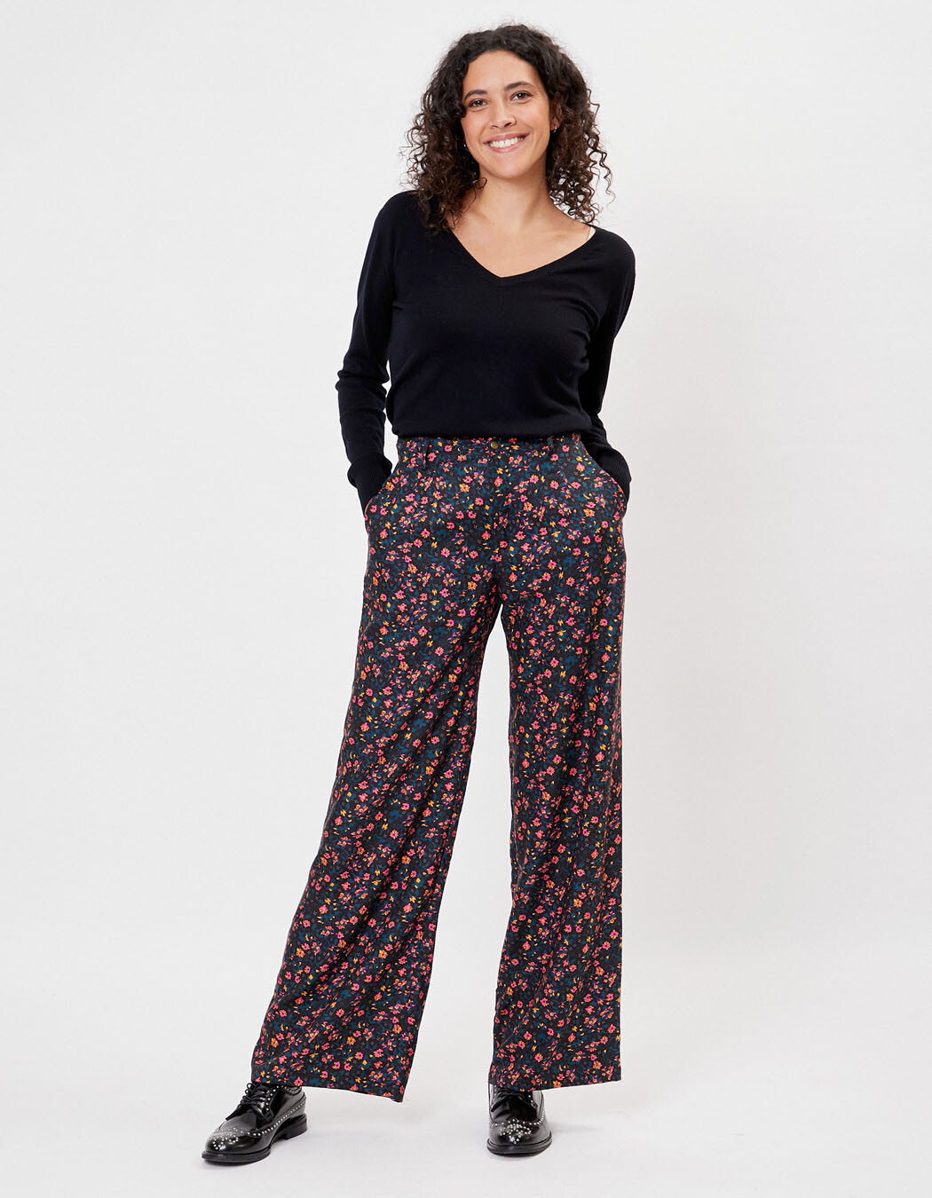 Pantalon fluide femme imprimé La Fiancée