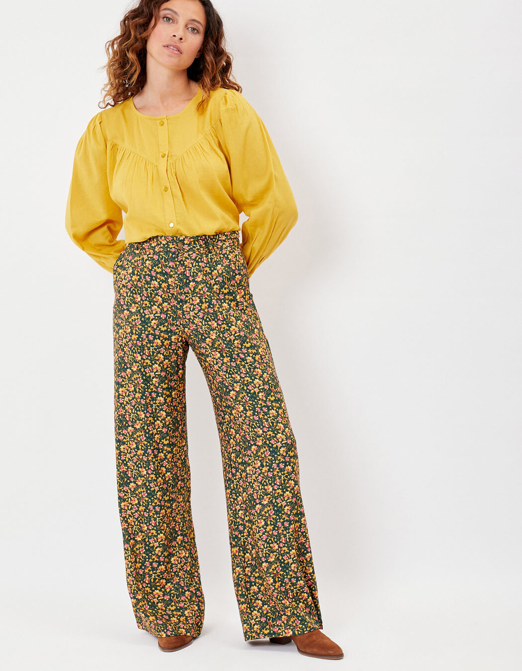 Pantalon fluide femme imprimé La Fiancée