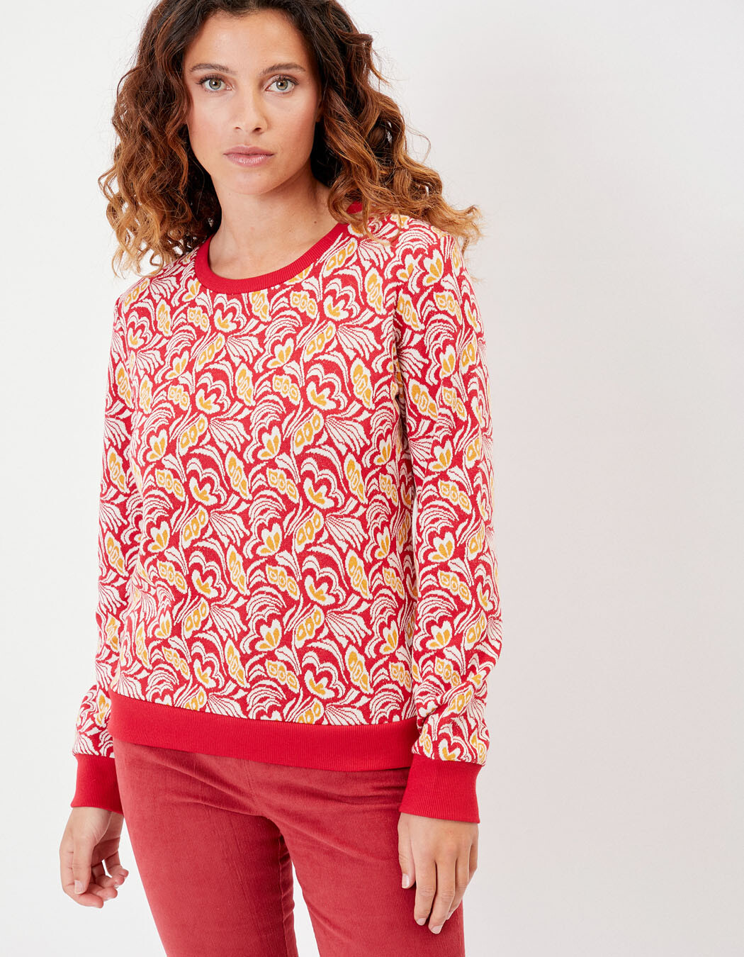 Sweat maille femme imprimé La Fiancée