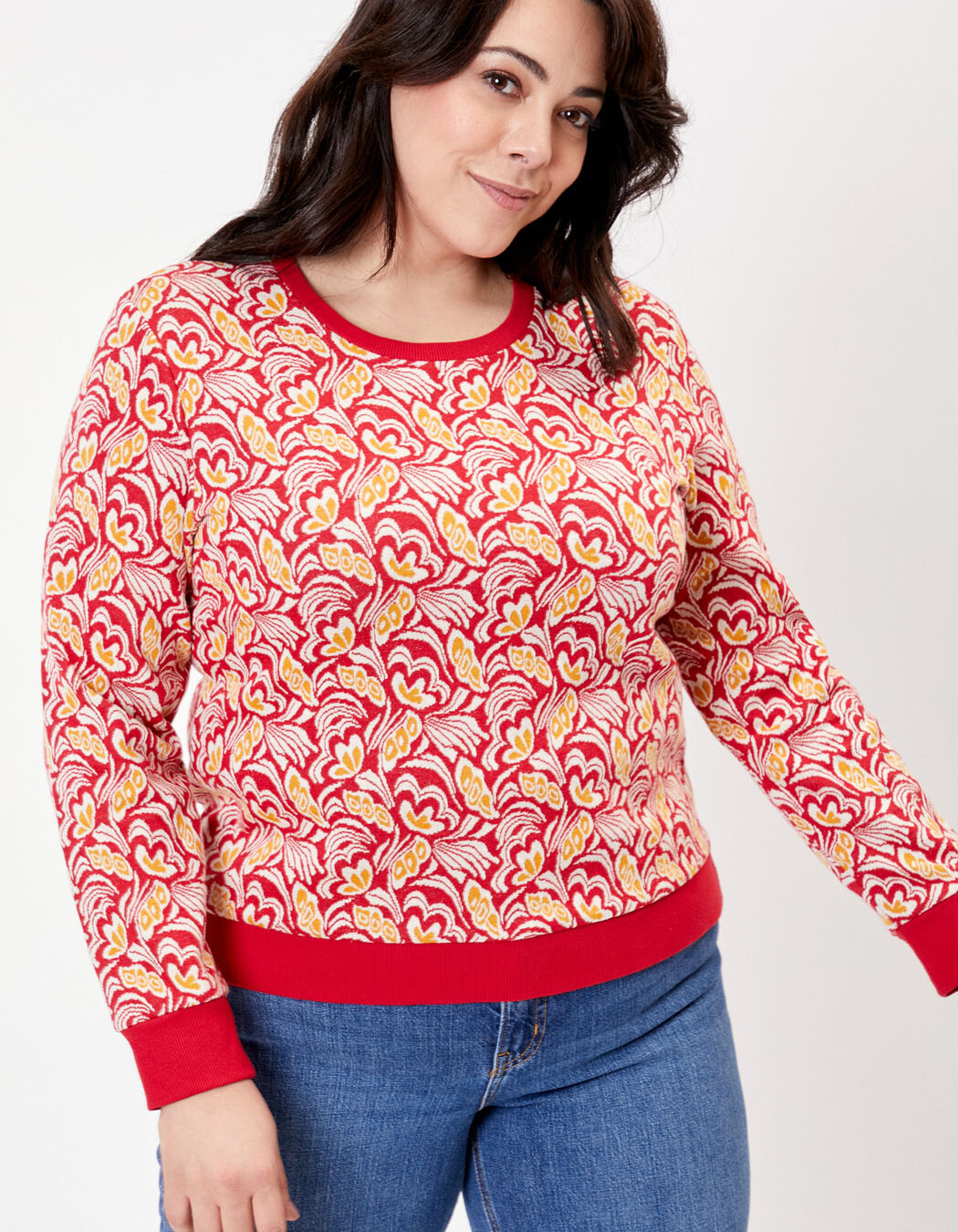 Sweat maille femme imprimé La Fiancée