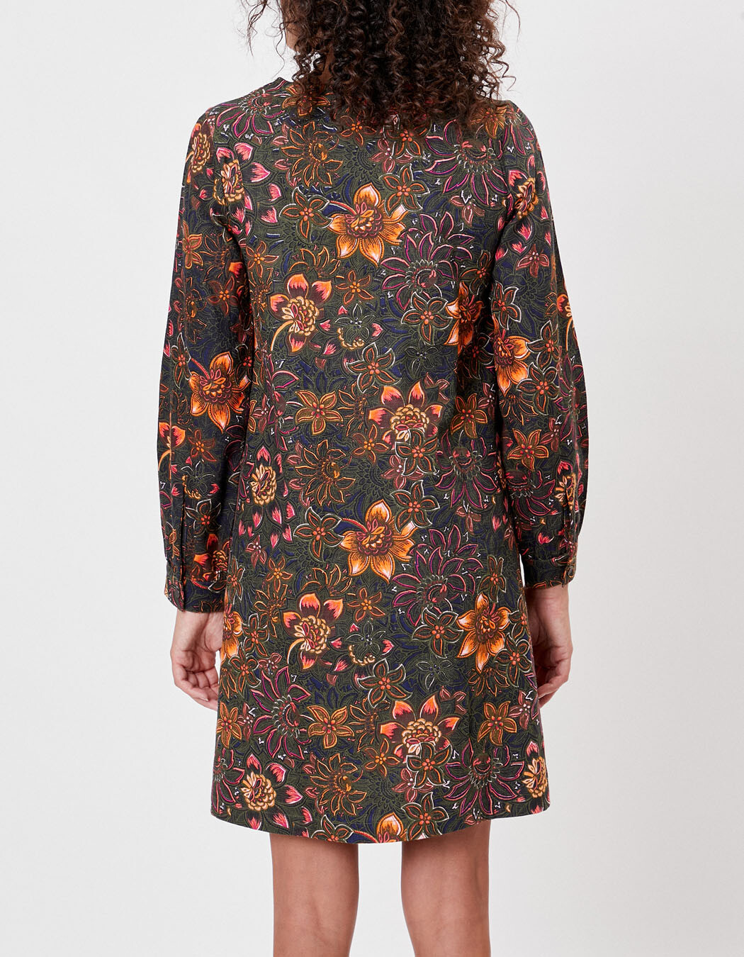 Robe trapèze coton bio imprimé La Fiancée