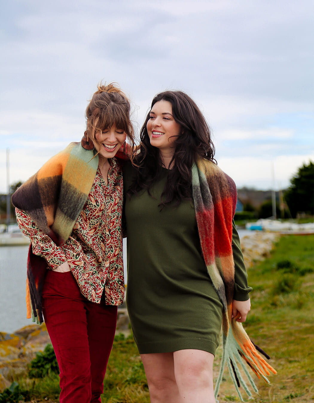 Robe pull laine m&eacute;rinos imprim&eacute; La Fianc&eacute;e