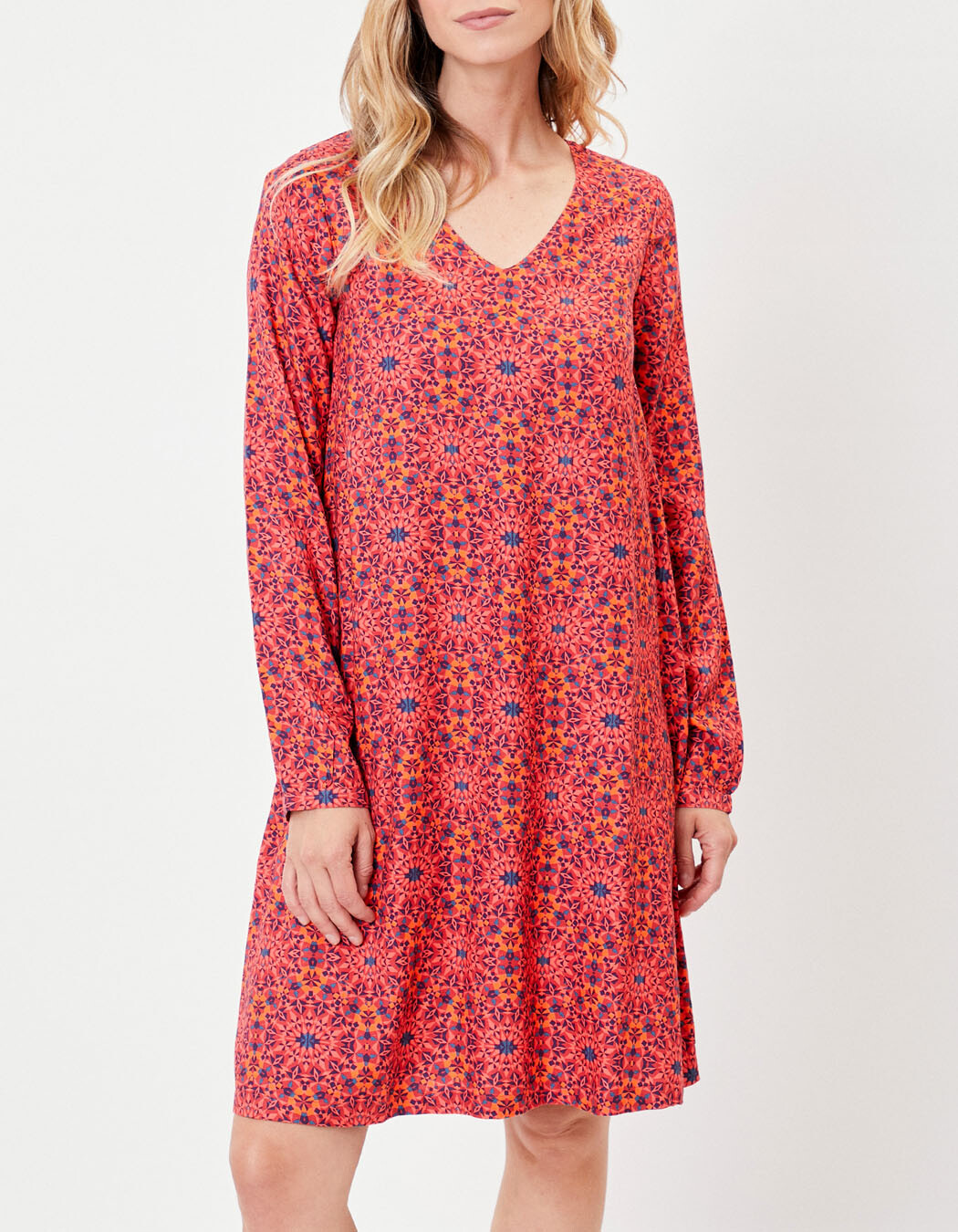 Robe évasée fluide imprimé La Fiancée