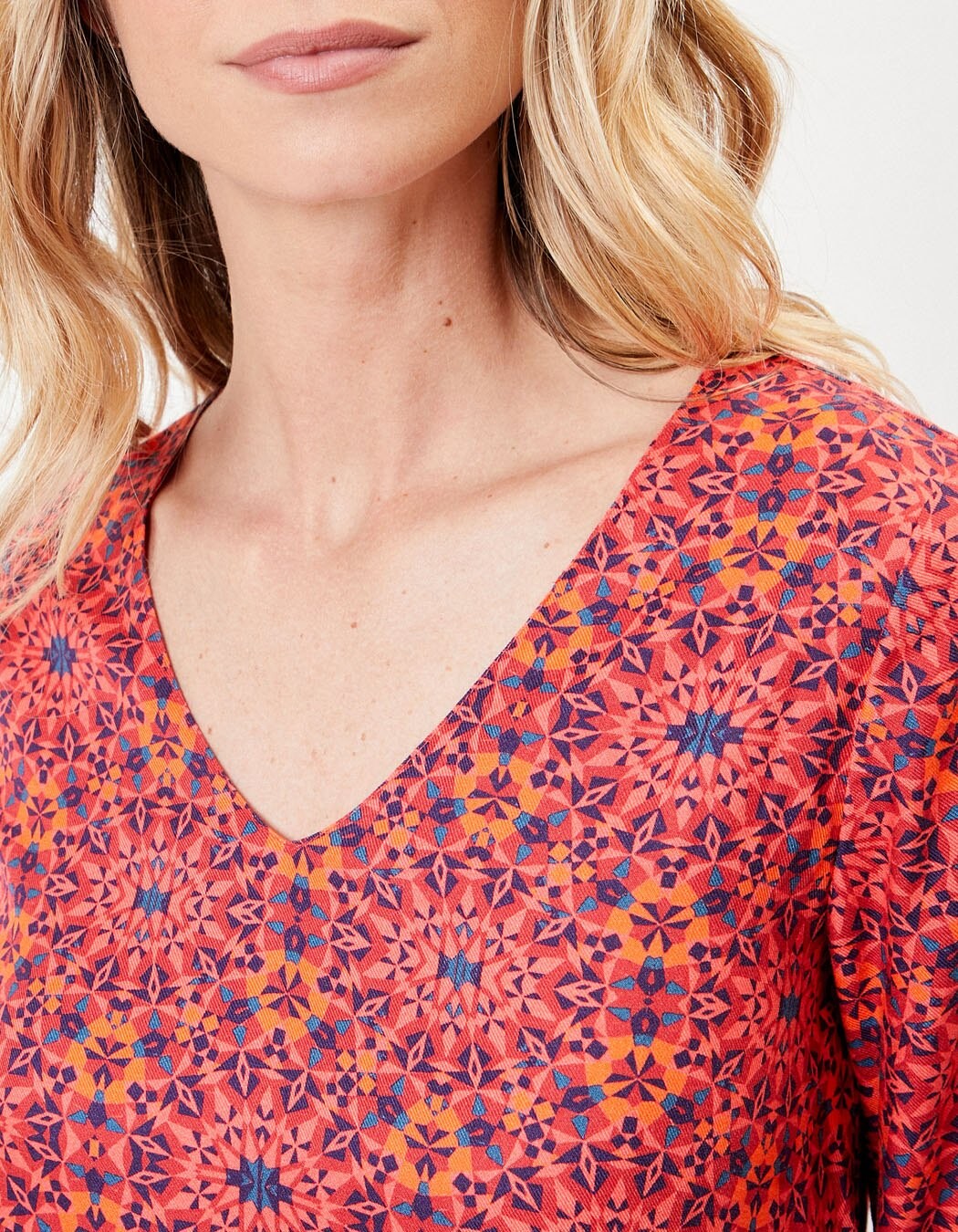 Robe évasée fluide imprimé La Fiancée