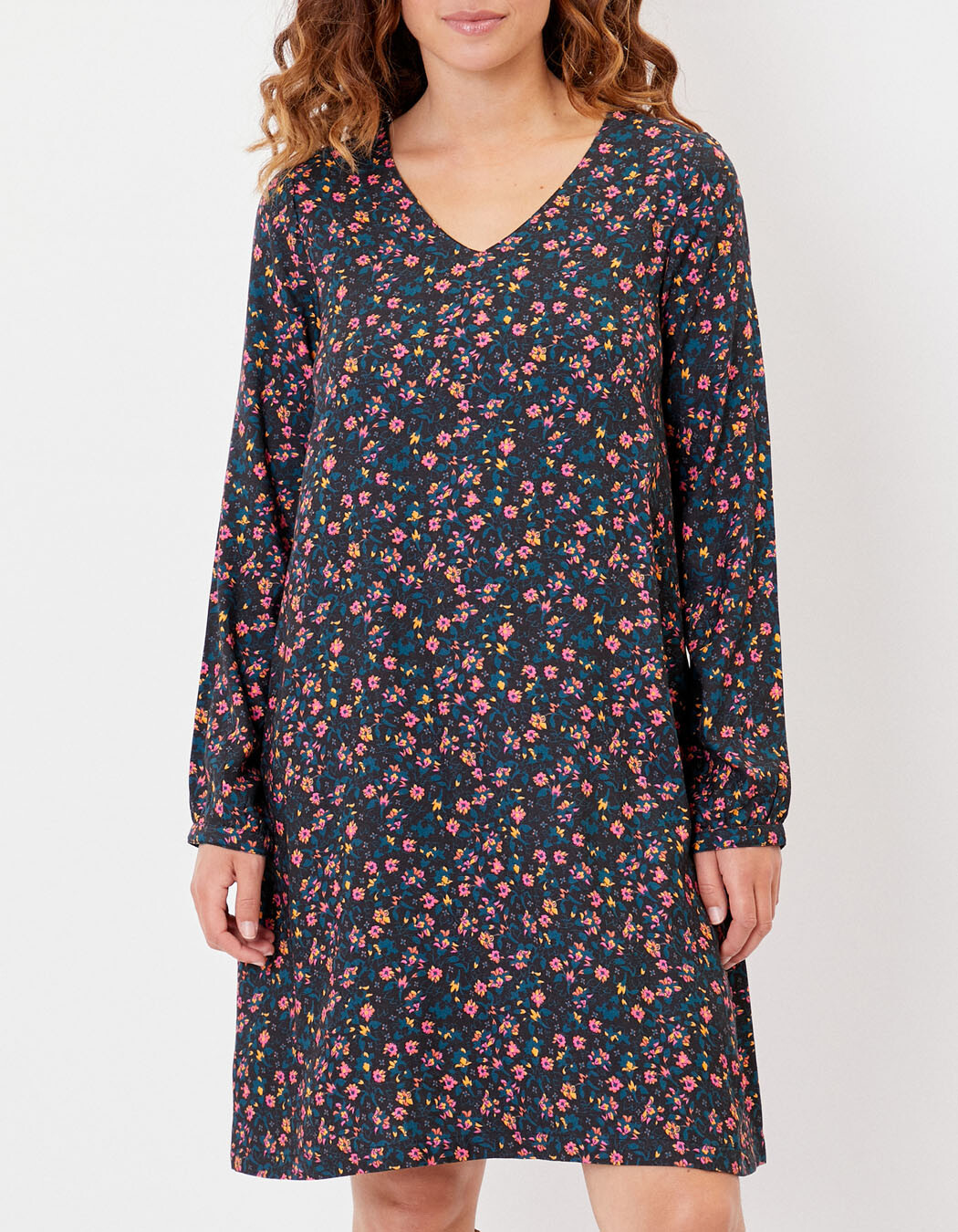 Robe évasée fluide imprimé La Fiancée