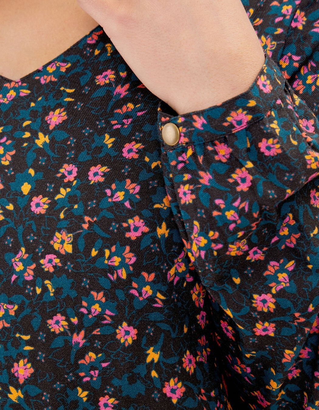 Robe évasée fluide imprimé La Fiancée