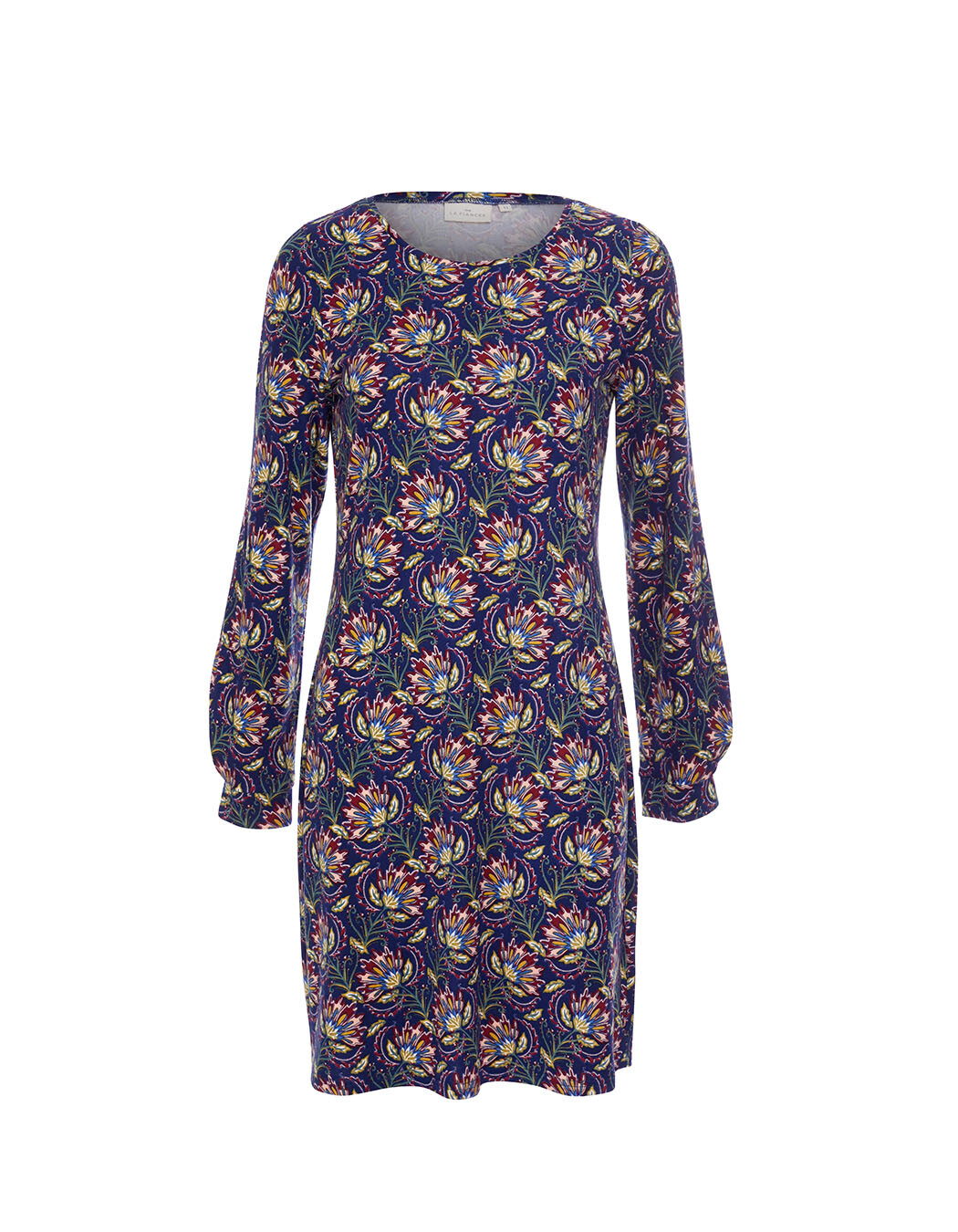 Robe fluide droite maille imprimé La Fiancée