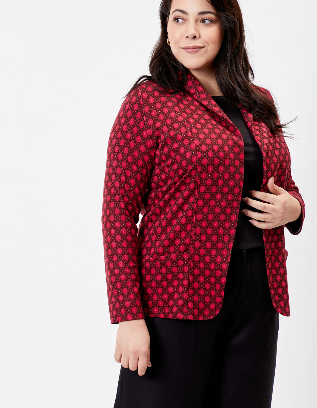 Veste souple ajustée maille imprimé La Fiancée