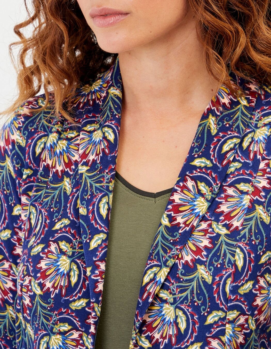 Veste souple ajustée maille imprimé La Fiancée