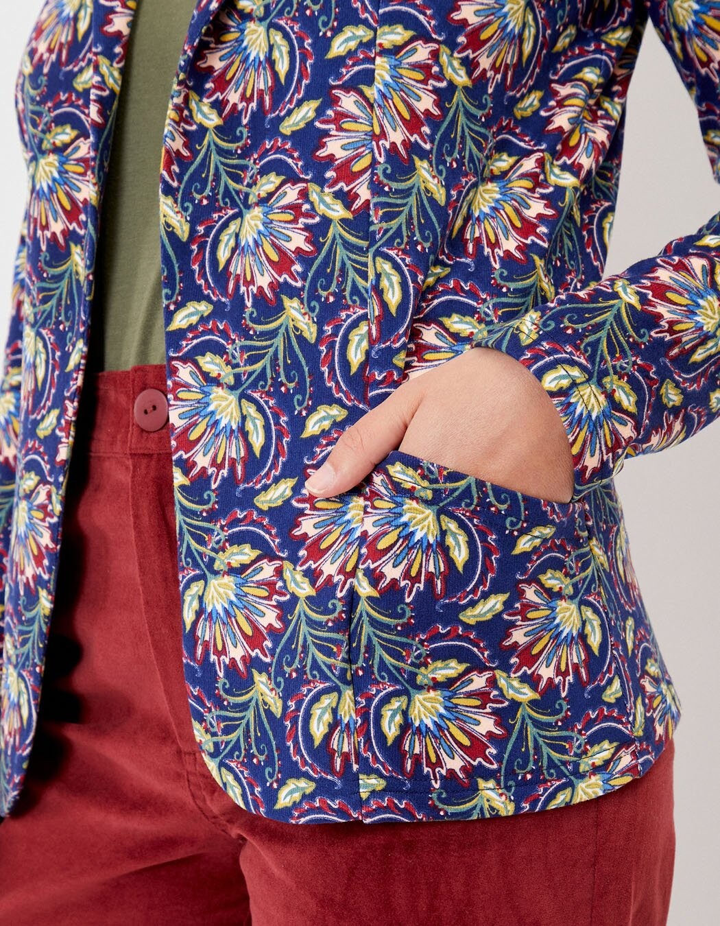 Veste souple ajustée maille imprimé La Fiancée