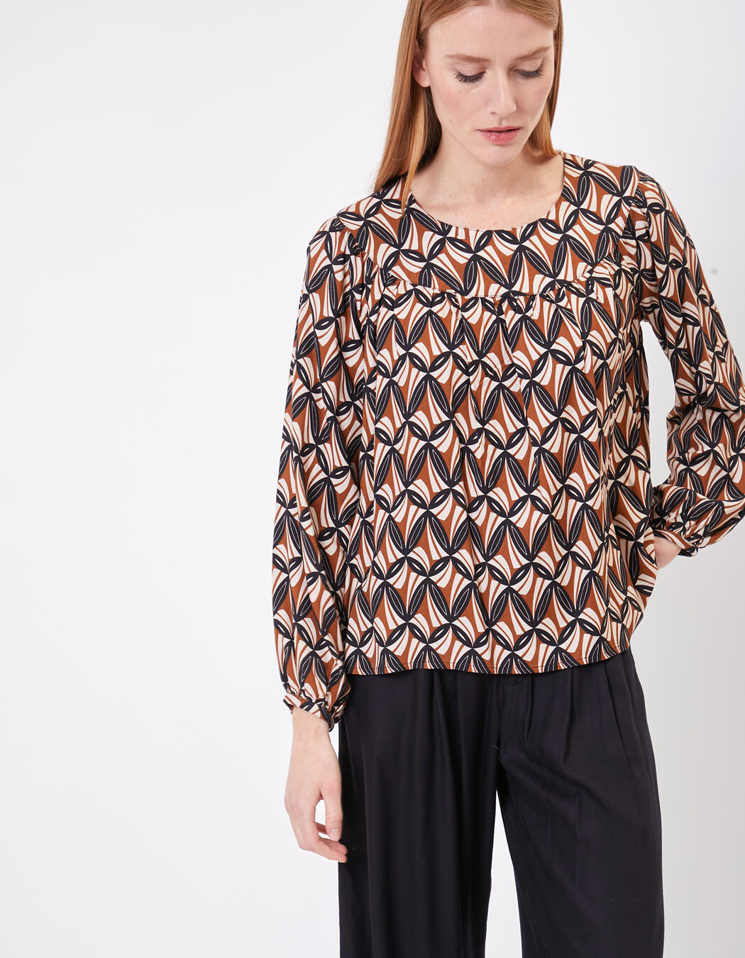 Blouse fluide imprimé Princesse Nomade
