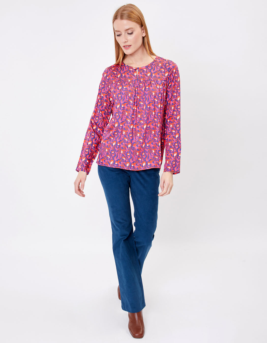 Blouse fluide évasée femme imprimé Princesse Nomade