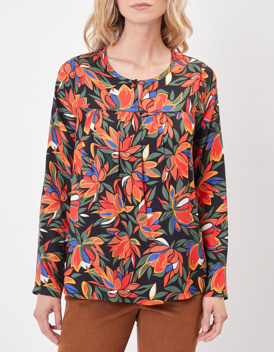 Blouse fluide évasée femme imprimé Princesse Nomade