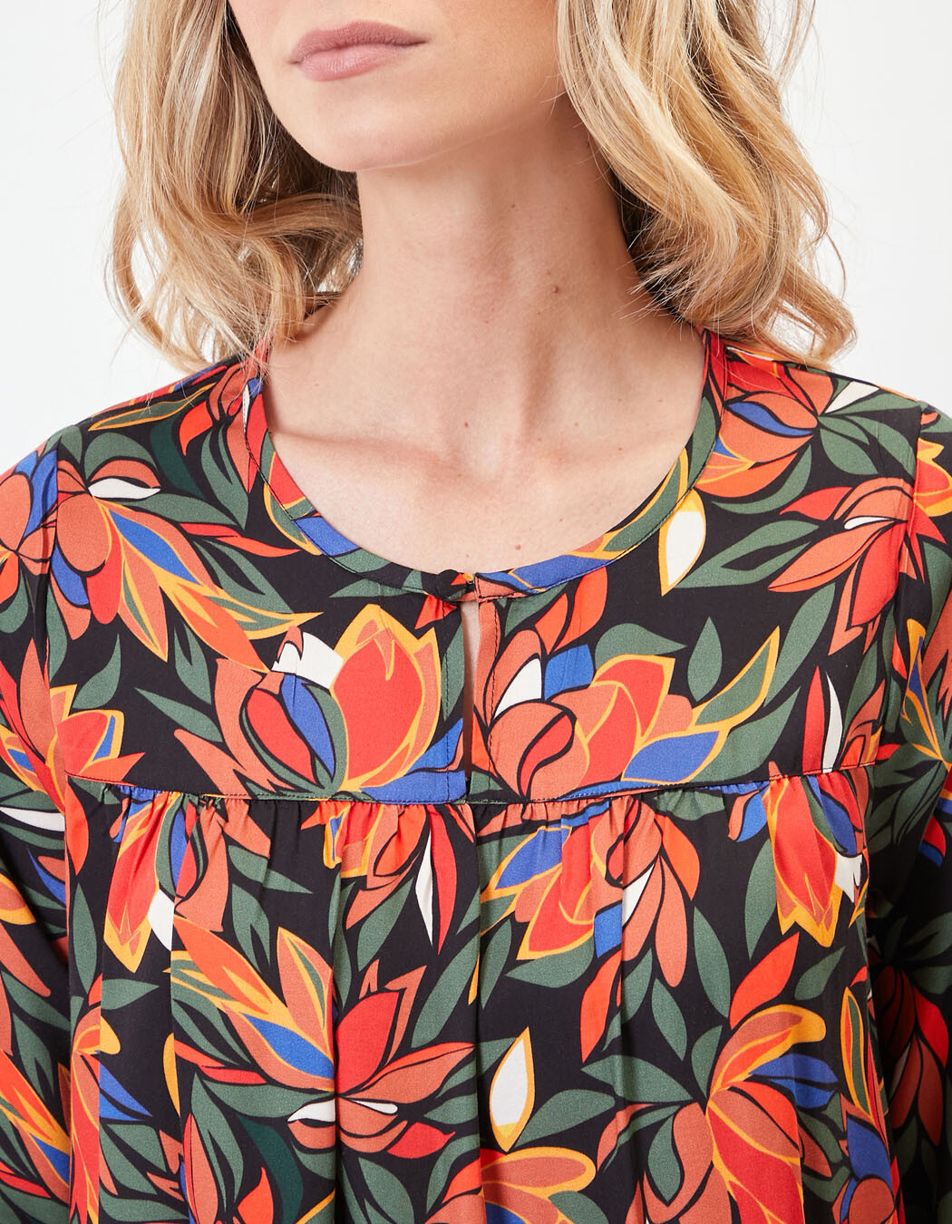 Blouse fluide évasée femme imprimé Princesse Nomade