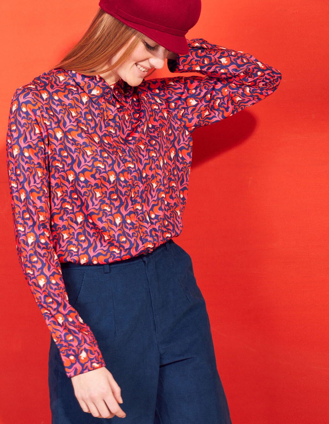 Chemise femme fluide imprimé Princesse Nomade