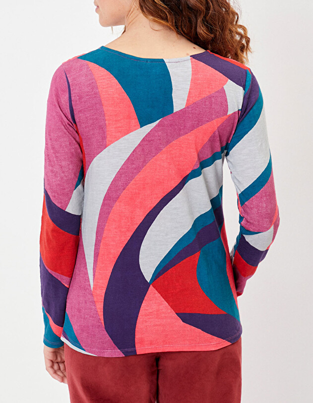 T-shirt coton bio imprim&eacute; imprim&eacute; La Fianc&eacute;e