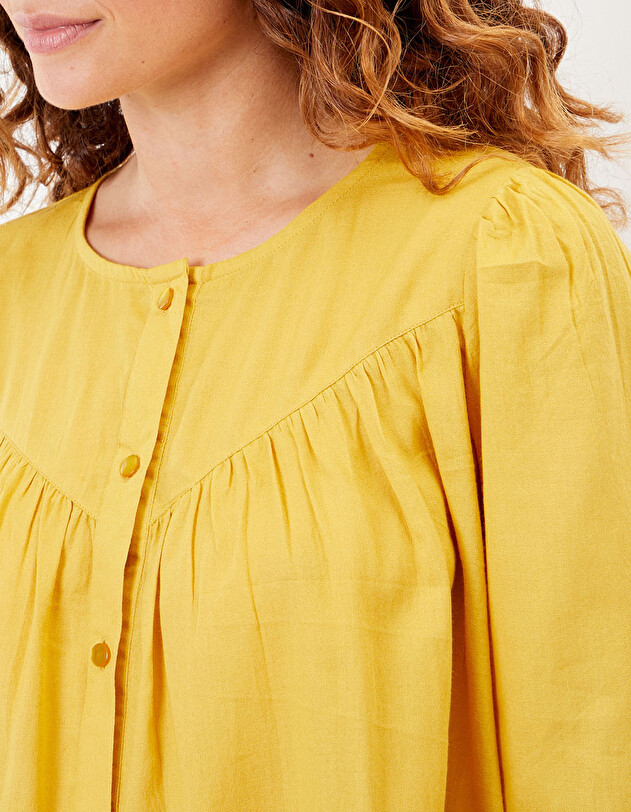 Blouse ample coton bio imprim&eacute; La Fianc&eacute;e