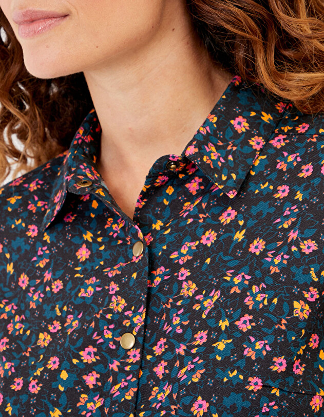 Chemise fluide femme imprim&eacute; La Fianc&eacute;e