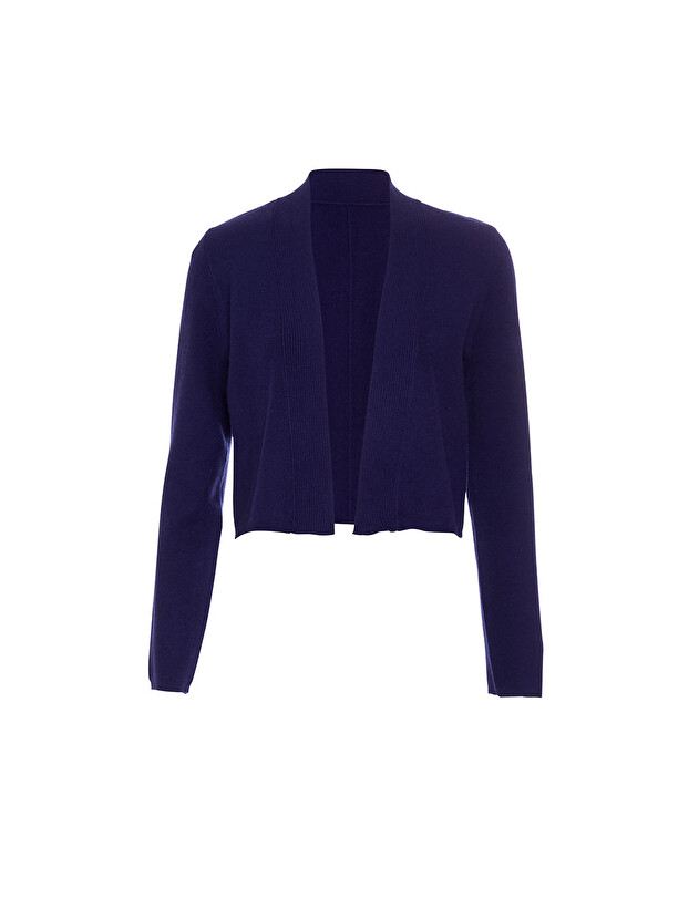 Gilet court maille uni femme imprimé La Fiancée