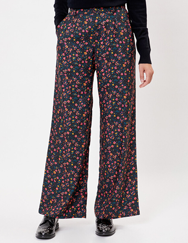Pantalon fluide femme imprim&eacute; La Fianc&eacute;e