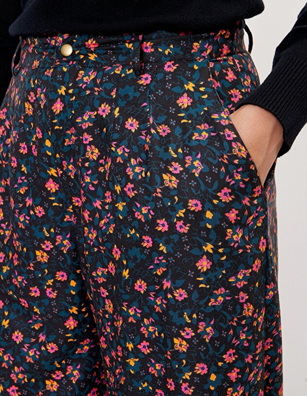 Pantalon fluide femme imprim&eacute; La Fianc&eacute;e