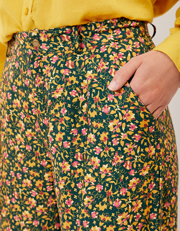 Pantalon fluide femme imprim&eacute; La Fianc&eacute;e