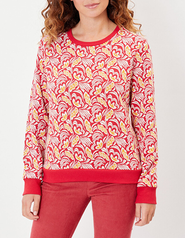 Sweat maille femme imprim&eacute; La Fianc&eacute;e