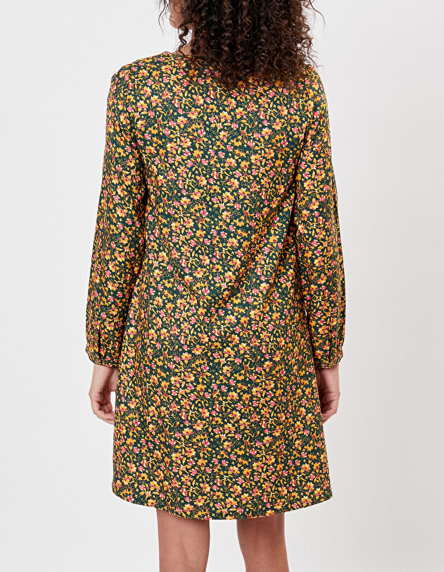 Robe &eacute;vas&eacute;e fluide imprim&eacute; La Fianc&eacute;e