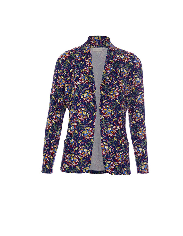 Veste souple ajust&eacute;e maille imprim&eacute; La Fianc&eacute;e