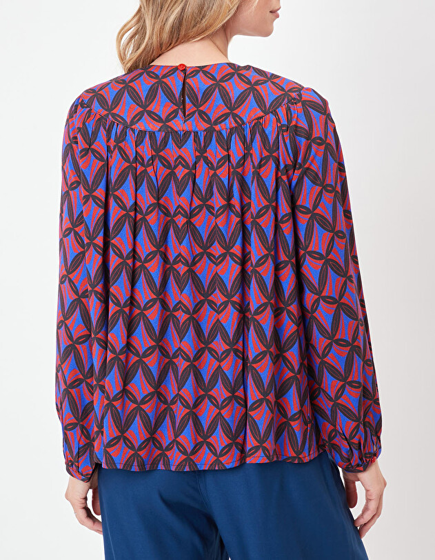 Blouse fluide imprim&eacute; Princesse Nomade