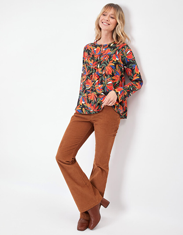 Blouse fluide &eacute;vas&eacute;e femme imprim&eacute; Princesse Nomade