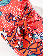 Coupon de tissu voile de coton imprimé La Fiancée