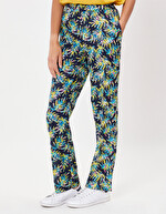 Pantalon droit coton bio imprimé La Fiancée
