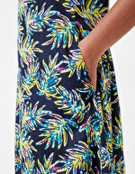 Robe longue coton bio imprimé La Fiancée