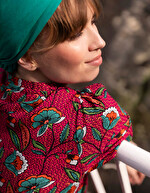 Robe fluide ample imprimé La Fiancée