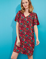 Robe fluide ample imprimé La Fiancée