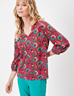 Blouse ample fluide imprimé La Fiancée