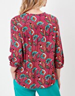 Blouse ample fluide imprimé La Fiancée