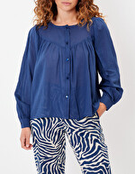 Blouse ample coton bio imprimé La Fiancée
