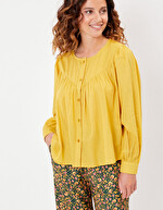 Blouse ample coton bio imprimé La Fiancée