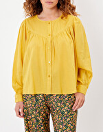 Blouse ample coton bio imprimé La Fiancée