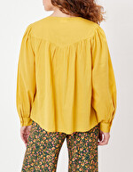 Blouse ample coton bio imprimé La Fiancée