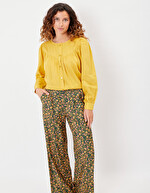Blouse ample coton bio imprimé La Fiancée