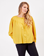 Blouse ample coton bio imprimé La Fiancée