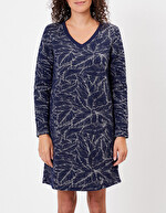 Robe maille évasée imprimé La Fiancée