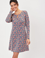 Robe maille ajustée imprimé La Fiancée