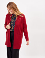 Gilet long maille uni femme imprimé La Fiancée